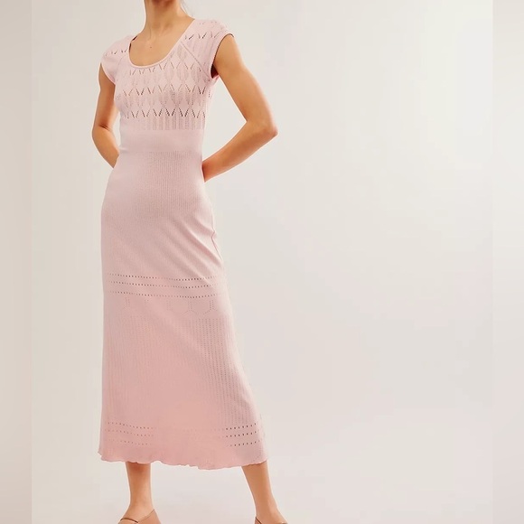 Free People Robin Seamless Midi Dress. M/L - Picture 5 of 12